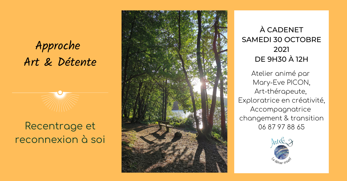 Atelier creatif affiche 30 octobre 2021